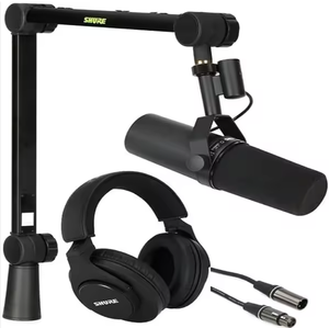 Nuovo Microfono Dinamico Shure SM7B di Qualità con Asta e Kit Cuffie - Product Image 1