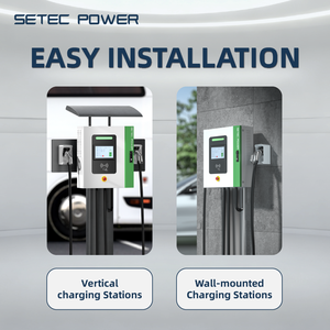 Chargeur rapide DC mural <span class=keywords><strong>de</strong></span> niveau 3 pour véhicules électriques, 30 kW, <span class=keywords><strong>monophasé</strong></span>, pour la maison - Product Image 3