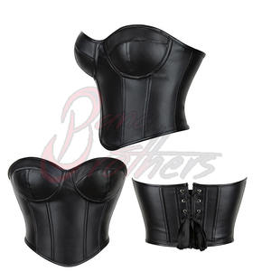 Corset en cuir pour femme, best-seller, pour usage extérieur, vêtement de mode durable - Product Image 5