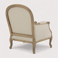 Chaise longue en bois massif de style mid-century avec revêtement en tissu et fonction inclinable pour chambre à coucher et hôtel