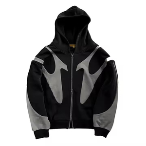 Ensemble deux pièces Ronpex International 100 % coton, respirant, unisexe, avec sweat à capuche et pantalon de jogging cargo - Product Image 2