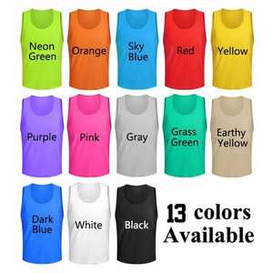 Nilon Mesh <span class=keywords><strong>Pinnies</strong></span> Scrimmage rompi Tank Top anak muda dan dewasa <span class=keywords><strong>Pinnies</strong></span> bernomor Penny jersey untuk sepak bola olahraga tim - Product Image 5