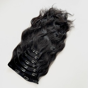 Cheveux humains vierges vietnamiens Thanh an de qualité supérieure, vague naturelle, Remy, clip pour tissage de cheveux, paquet de 100 g, vente directe d'usine - Product Image 4