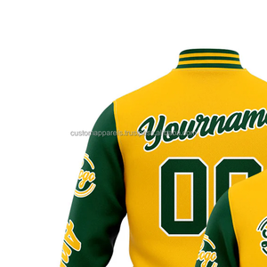 MCACVJ-161 de veste universitaire de marque Premium Corporate Team avec col montant et logo de broderie sur le devant Vente en gros - Product Image 3