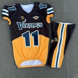 Camiseta de práctica de fútbol americano juvenil de malla de sarga personalizada para jóvenes, uniforme de fútbol americano por sublimación para hombres - Product Image 5