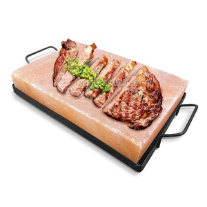 Losas de sal del Himalaya recién llegadas superventas, técnica tallada para servir barbacoa y parrilla - Product Image 1