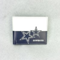 Dompet penyimpan kartu cetak Digital kustom tim sepak bola Amerika dompet kulit PU dompet pria RFID PVC 2025 harga grosir