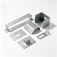Pièces de fabrication de tôles découpées au laser sur mesure, composants métalliques pliés par CNC pour l'automatisation des machines et l'électronique