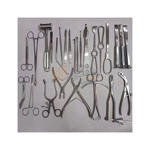 Ensemble de chirurgie orthopédique de base, kit d'instruments chirurgicaux professionnels de 25 pièces, outils manuels en acier inoxydable pour la formation - Product Image 1