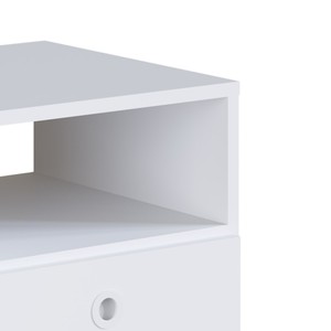 Mesa de Noche Moderna AR-CR410 MT con 2 Cajones, Mueble para Dormitorio, Fácil de Armar, Color Montana, Brasil - Product Image 3