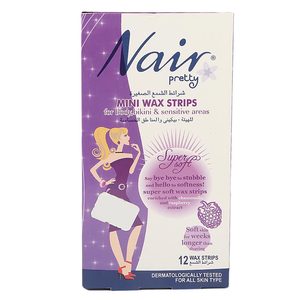 Bandes de cire Nair Mini - Framboise - Product Image 1