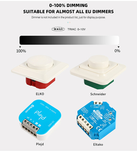 Foco empotrable de estilo nórdico profundo antideslumbrante de aluminio LED Downlight IP44 Gyro 8W COB Regulable Downlights - Product Image 6