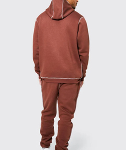 Nuevo Diseño de Última Moda, Transpirable, 100% Algodón, Ropa Deportiva para Gimnasio, Conjunto de Dos Piezas con Capucha, Color Personalizado, Chándal de Invierno en Oferta - Product Image 2
