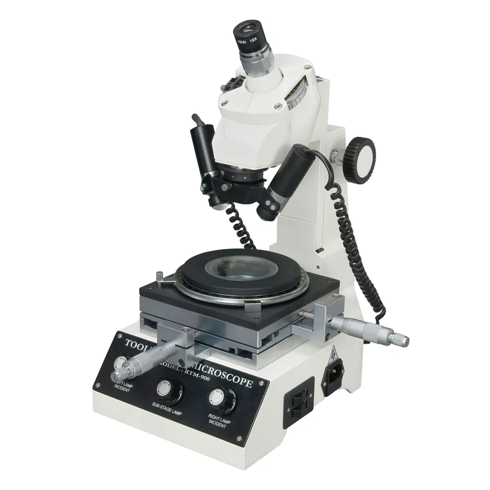 Toolmaker Microscopen Model RTM-900 Voldoet De Toenemende Industriële Eisen Op Metingen Radicale