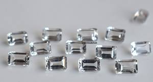 Topacio Blanco Natural, Corte Octogonal, 5x7mm, Facetado - Topacio Blanco Suelto, Corte Octogonal, Excelente Calidad - Product Image 3