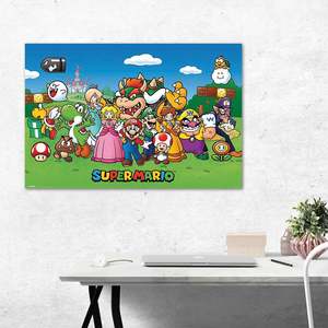 Modern Style Super Mario Character <b>Poster</b> Paper Design for Wall Use - Product Image 1