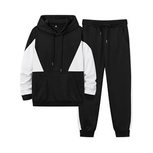 Ensemble de survêtement en tissu doux pour homme, sweat-shirt et pantalon de survêtement 2 pièces, 100% coton, logo personnalisé imprimé à l'écran, ensembles de jogging, survêtements unisexes - Product Image 4