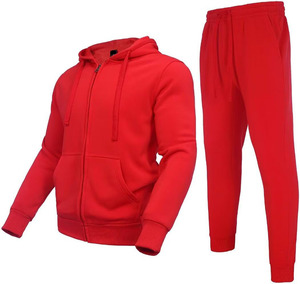 ชุดวอร์มผู้ชายผ้าคอตตอน 100% หนานุ่ม ทนทาน ระบายอากาศได้ดี เหมาะสำหรับกิจกรรมกลางแจ้งในฤดูหนาว  รับสกรีนโลโก้  ไซส์ใหญ่  ดีไซน์ทันสมัย - Product Image 1