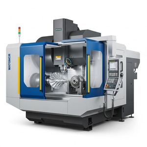 เครื่องกัดอัตโนมัติ5แกนแนวตั้งแบบ CNC เครื่องกัดอัตโนมัติความเร็วสูงสำหรับงานเครื่องจักรใบพัดและอวกาศ - Product Image 5
