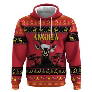 Sweat à capuche pour homme de Noël, confortable et tendance, 100% polyester, Noël avec logo personnalisé, faible MOQ - Product Image 1
