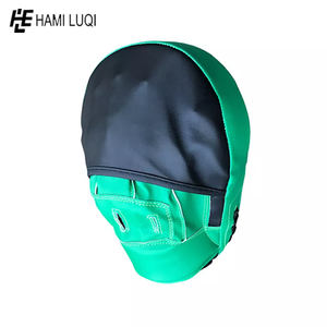 Coussinets de boxe en cuir-noir et blanc, cibles à main professionnelles - Product Image 5