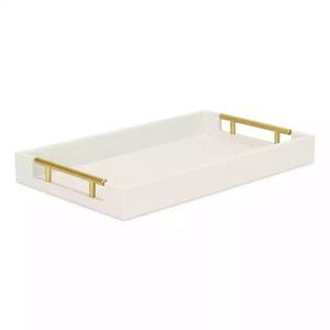 Bandeja de servicio de madera duradera con acabado de textura natural diseñada para uso diario en hoteles o restaurantes en casa - Product Image 5