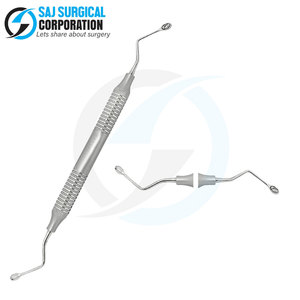 ที่คีบผ่าตัดสแตนเลสสตีลใช้มือแบบมืออาชีพพร้อมด้ามจับเรียบ - Product Image 1