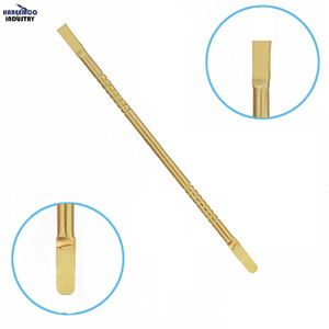 Empujador de Cutículas Profesional de Acero Inoxidable de Doble Extremo, Removedor de Cutículas Reutilizable, Herramienta de Manicura - Product Image 1