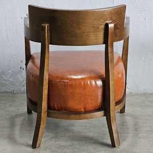 Modern Tufted Ash Wood Accent Arm <b>Chair</b> for Home Office and Living Room - Product Image 6