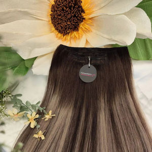 Extensiones de cabello virgen vietnamita de la mejor calidad 2025, máquina de rizos Jerry de cutícula completa, trama doble, venta al por mayor, precio de Clip, Exportación - Product Image 1