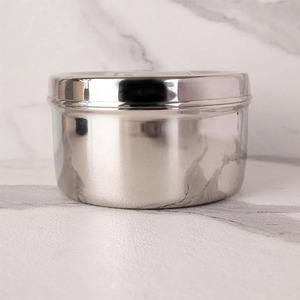 Bocaux en acier inoxydable Ever Seal Acier cristal étanche à l'air pour un usage domestique Stockage élégant et solide pour une fraîcheur durable pour le déjeuner - Product Image 3