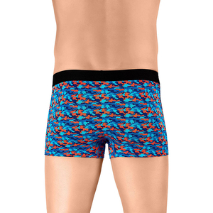 Men's Customized Boxer Shorts Breathable Polyester Printed Sublimation Underpants with Mid-rise for Sale - Product Image 4
