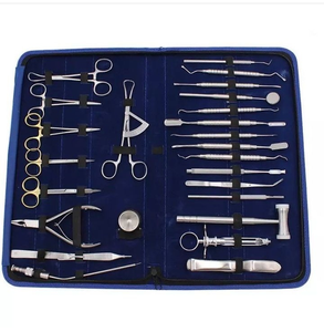 Ensemble de dissection vétérinaire 25 pièces Kit complet Outils en acier réutilisables Haute qualité pour l'opération des animaux de compagnie par Lore Enterprises - Product Image 5