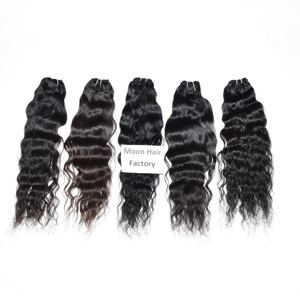 Precio al por Mayor, Producto de Lujo, la Mejor Calidad, Paquetes de Cabello de Templo Indio, Ondulado, Sin Procesar, Cutícula Alineada, Virgen, Proveedores por Exportación - Product Image 6