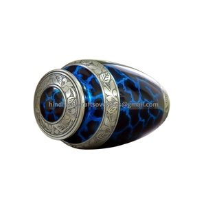 Urna de cremación de Fuego Negro de alta calidad Precio bajo de metal de aluminio muy demandado de HHO India - Product Image 6