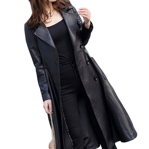 Womans Steampunk Leather <b>Coat</b> New Style Plus Size Cheap Wholesale Women Winter Quilted Jackets for <b>Ladies</b> Clothing Waterproof - Product Image 1
