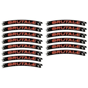 Bộ dán phản quang màu vàng neon tương thích với vành xe 17 inch dành cho xe máy MV AGUSTA BRUTALE - Product Image 3