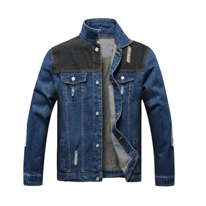 Premium High Quality Winter Denim <b>Jacket</b> with <b>Fur</b> Decoration Customizable Pattern <b>jacket</b> <b>for</b> <b>men</b> Direct Factory Sale - Product Image 2