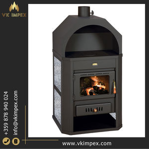 Foyer à bois économe en énergie 7.5 kg/h Consommation de carburant Poêle Hôtel Villa Utilisation intérieure Matériau en acier Chambre à coucher décorative - Product Image 3