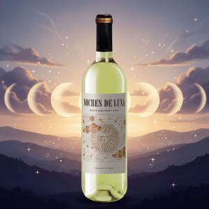 Noches de Luna, trắng bán ngọt, airen và macabeo, rượu vol 11%, cấp Nhập Cảnh, 0,75lt, từ castilla La Mancha. - Product Image 5