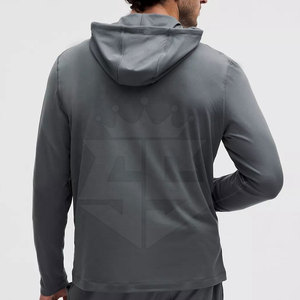 Algodón mezclado nuevo estilo deportes sudaderas con capucha nueva moda hombres ropa más tamaño deportes sudaderas con capucha - Product Image 2