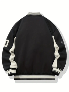 Nouvelle meilleure qualité sur mesure adulte jeunesse Baseball Letterman Chicago toile Varsity veste avant respirant polaire doublure pour hommes - Product Image 2