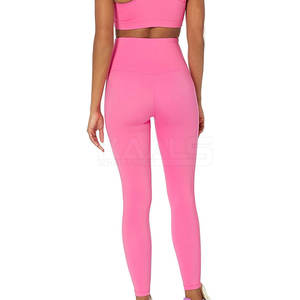 Leggings Deportivos de Cintura Media para Mujer, Transpirables, Ecológicos, de Longitud Completa, Ropa Deportiva de Alta Calidad - Product Image 3