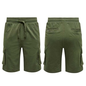 Men's Summer Outdoor Fitness Sweat Shorts Quick Dry Fashion Streetwear with Drawstring <b>Canvas</b> <b>Plain</b> Fleece Wholesale Clothing - Product Image 6