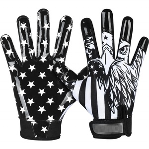Guantes de Fútbol Americano Profesionales Adhesivos de Alta Calidad, Cómodos, Suaves, Color Personalizado, HASPRO INDUSTRIES, Entrenamiento Deportivo - Product Image 1