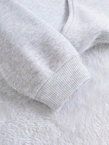 Sudadera con capucha estampada de algodón 100% para hombre de alta calidad de felpa francesa de invierno de gran tamaño con cuello sólido con patrón 3D personalizable - Product Image 3