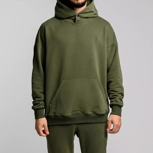 Sweat à capuche pour homme avec poignets élastiques essentiels, col unique boutonné, doux, chaud, confortable, capuche réglable de qualité supérieure, vêtements d'hiver pour homme - Product Image 1