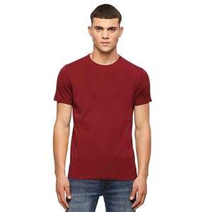 T-shirts pour hommes 100% coton de haute qualité avec broderie de logo personnalisé à manches courtes Impression numérique douce et personnalisable - Product Image 1