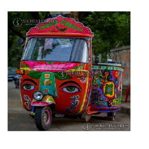 Auto-rickshaw de mariage en bois tendance, accessoire de défilé de mariage de Delhi, Inde, par Shobha Jain Impex - Product Image 1
