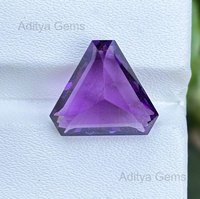 Améthyste africaine naturelle Trillion Triangle Pierres précieuses en vrac Jaipur Fabricant Prix de gros Fabrication de bijoux 1mm à 50mm Violet